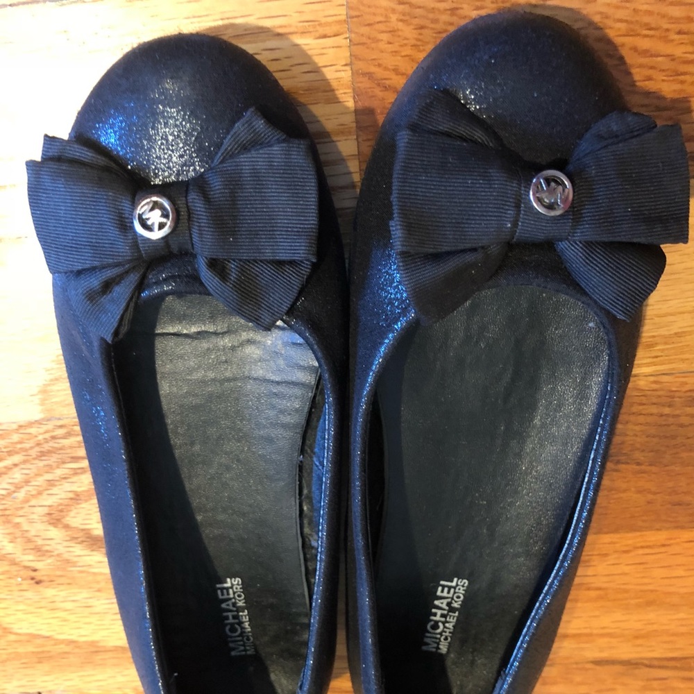 Michael Kors Black Ballet Flat w/ Bow